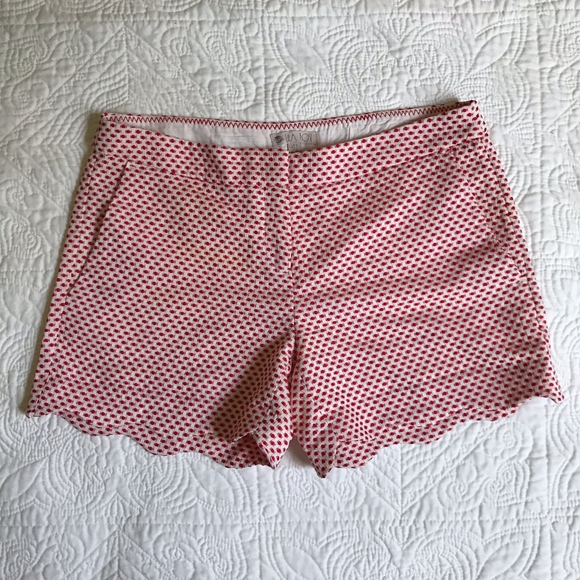 Lila Rose Pants - Preppy Scalloped Hem Shorts